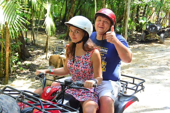 Riviera Maya All-Weather Adventure: Zipline, Single-ATV & Cenote Swim photo 1