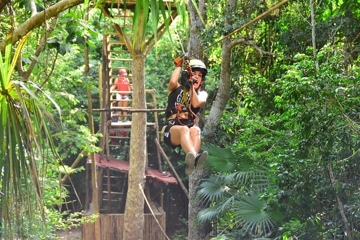 Riviera Maya All-Weather Adventure: Zipline, Single-ATV & Cenote Swim photo 4