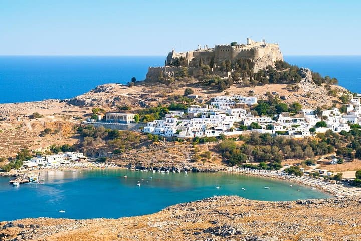 Lindos Private Tour and Rhodian Pottery Demonstration — Acropolis, Alleys & Ceramic Craft photo 1