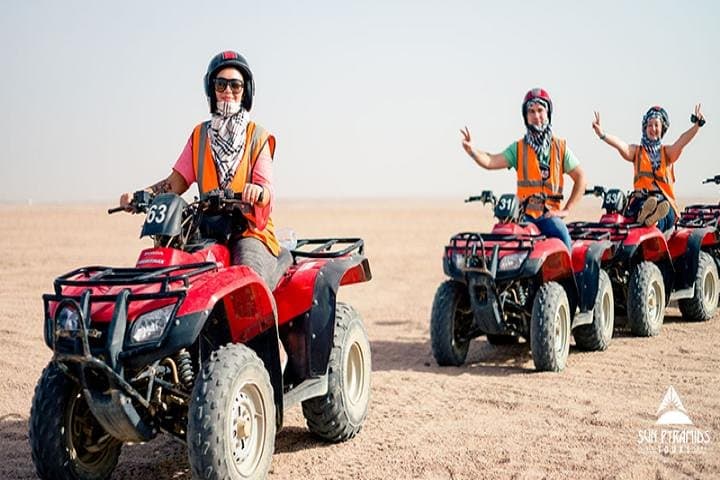 Quad Biking on the Giza Plateau: Sunset Safari with Pyramid Views