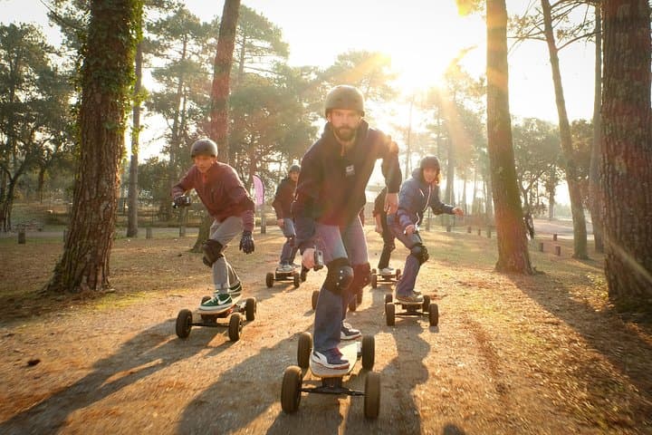 Electric Skateboard Cross Through the Landes Forest and Atlantic Coast photo 2