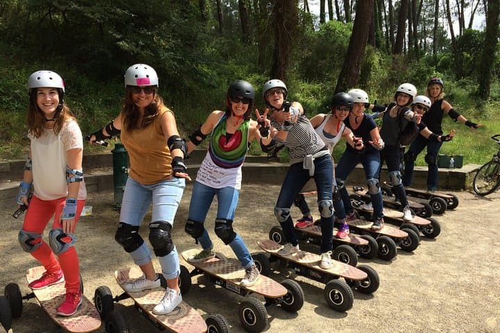 Electric Skateboard Cross Through the Landes Forest and Atlantic Coast photo 3