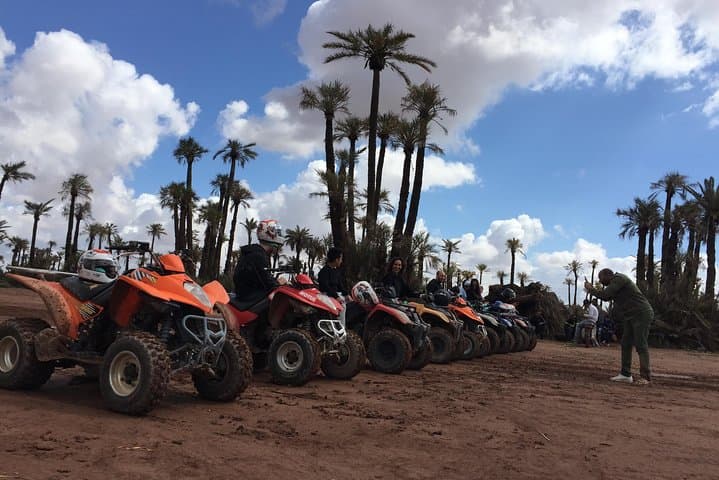 Quad Biking in Marrakech Palm Oasis: 2-Hour ATV Adventure with Amazigh Tea