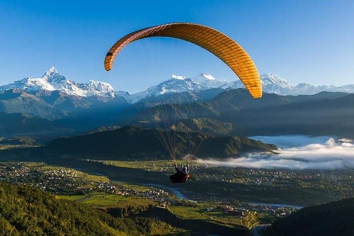 Paragliding in Pokhara: Tandem Flights Over Fewa Lake and the Annapurna Range