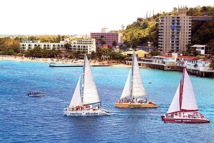 Dreamer Catamaran Cruise from Montego Bay to Negril — Seven Mile Beach Sunset