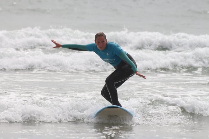 Learn to Surf at Matosinhos Beach — Porto Beginner Surf Class photo 3