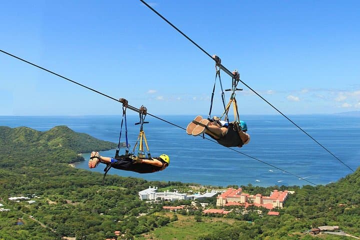 Diamante Eco Adventure Park Day Pass: Ocean-View Zip Line, Animal Sanctuary & Beach Near Playa Hermosa photo 1