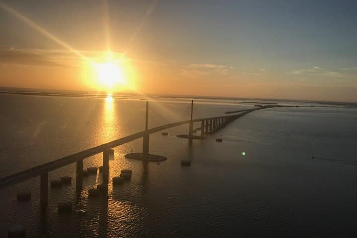Helicopter Tour Over Tampa Bay: Sunshine Skyway, Clearwater Beaches & Pinellas Coast photo 6