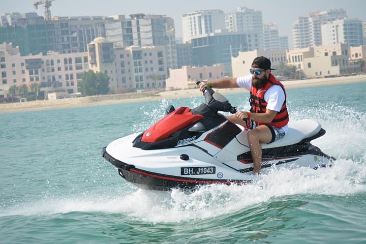 Aqua Adrenaline at Amwaj Marina: Jet Ski, Flyboard, Subwing & Towable Combo