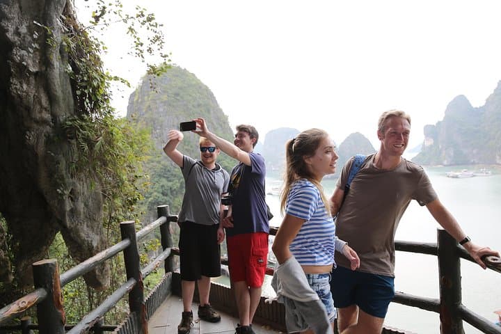 Discover Ha Long Bay: Day Kayak, Thien Cung Cave & Bamboo Boat from Hanoi photo 1
