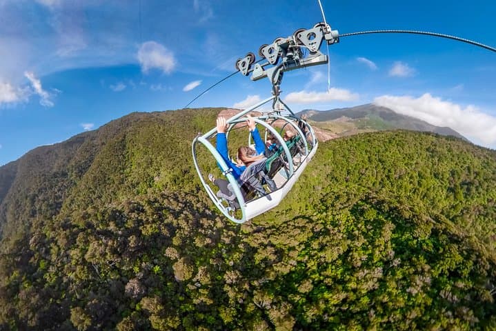Skywire at Cable Bay: Nelson's 12-Minute Flying Fox Adventure