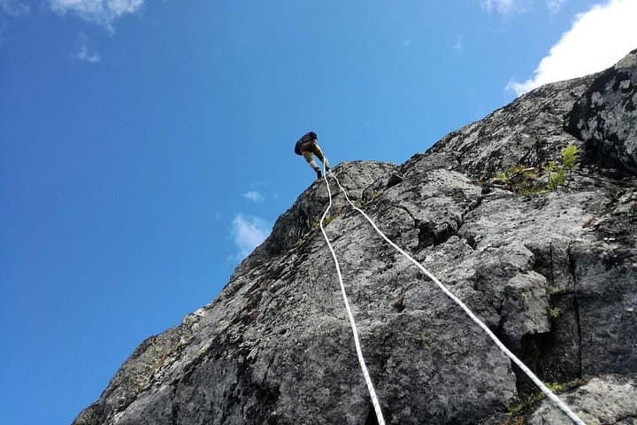 Lofoten Full-Day Kayak, Hike & Rappel Combo — Sea-to-Summit Adventure