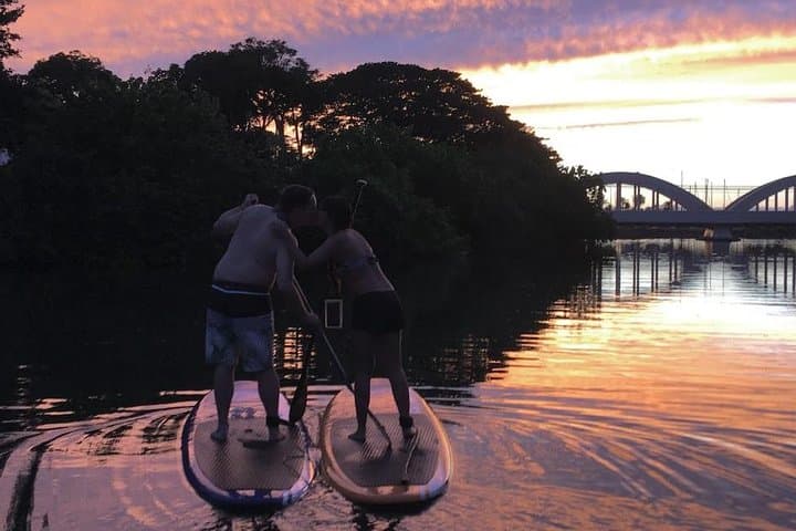 Glow Stand Up Paddle at Twilight — Haleiwa Bay Sunset SUP Experience photo 6