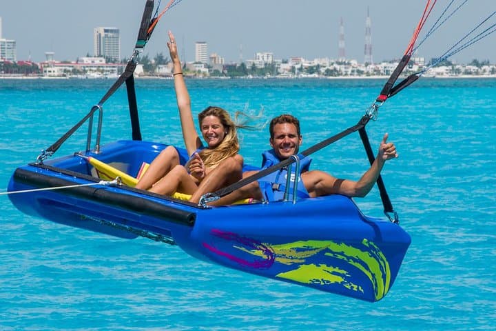 Cancun Parasailing Adventure: Sky-High Views Over the Hotel Zone photo 4