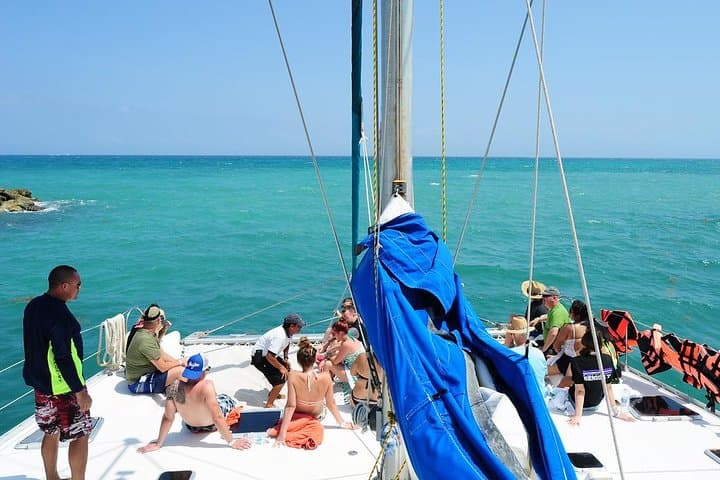 Catamaran Sail & Snorkeling at Puerto Morelos Reef — Open Bar and Lunch Options photo 3