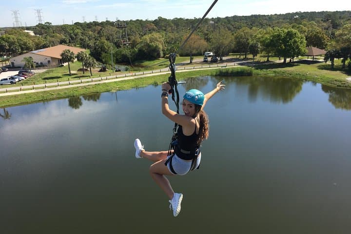 Zip Line Adventure Over Tampa Bay — Oldsmar Mobbly Bayou Zipline Tour