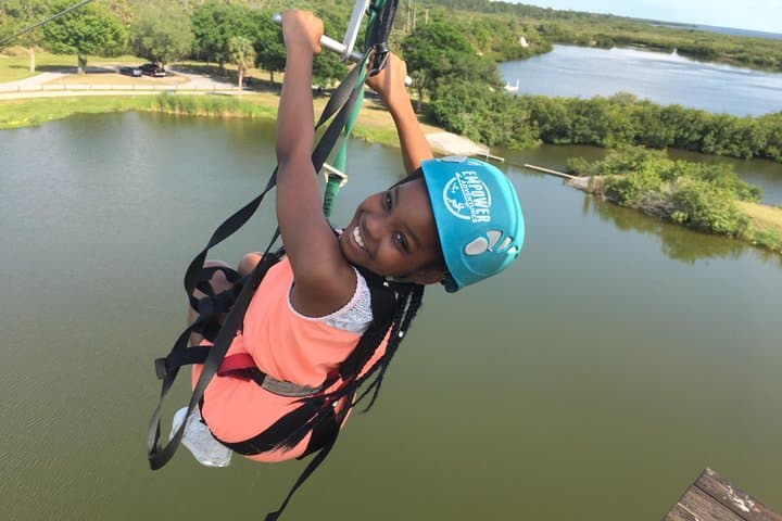 Zip Line Adventure Over Tampa Bay — Oldsmar Mobbly Bayou Zipline Tour photo 5
