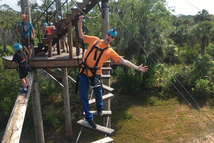 Zip Line Adventure Over Tampa Bay — Oldsmar Mobbly Bayou Zipline Tour photo 6