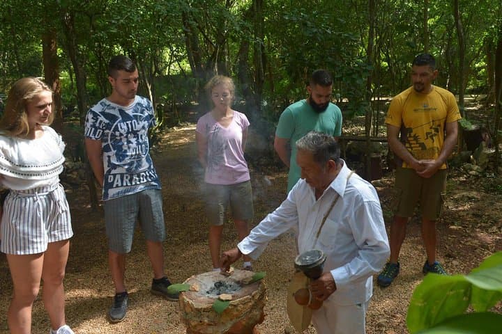 Ek Balam & Cenote Maya Park Day Trip from Cancun — Ruins, Rappel and Maya Ceremony photo 3