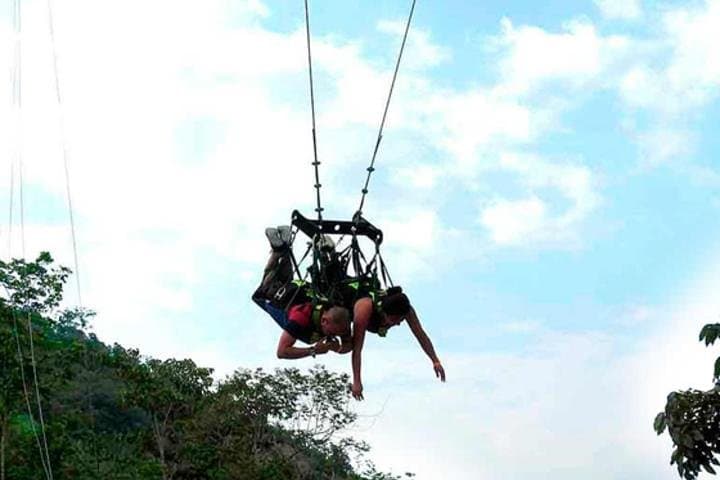 Pendulum at the Peak: Bogotá's Extreme Cliff Swing Experience