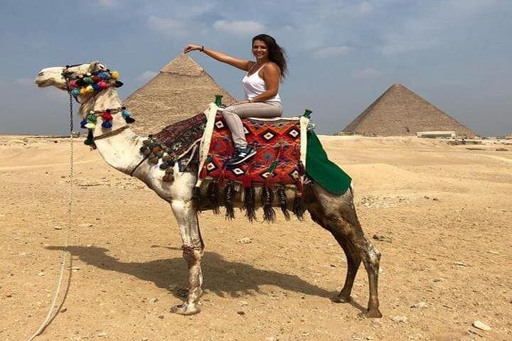 Private Sunrise Camel at Giza & Felucca Sunset on the Nile — Cairo Morning-to-Evening Tour photo 2
