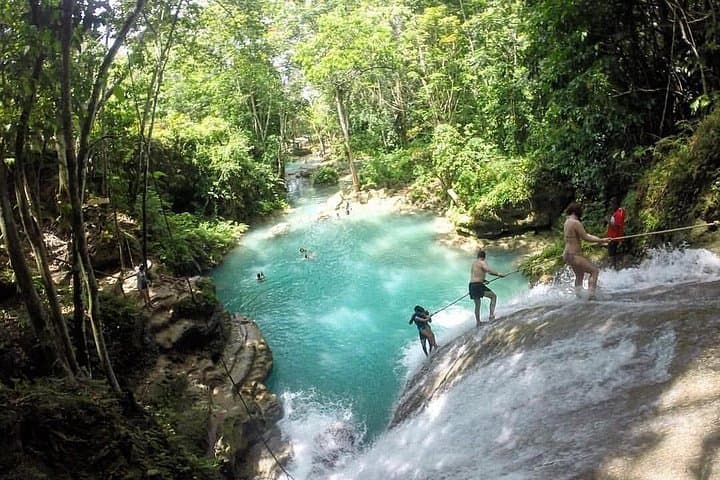Blue Hole (Secret Falls) Adventure from Ocho Rios: Cliff Jumps, Waterfalls & Tarzan Swing photo 4