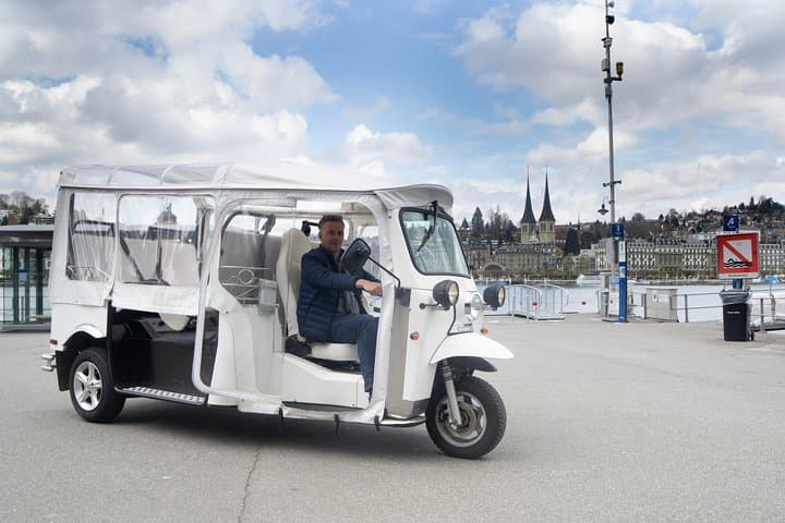 Lucerne City Tour by eTukTuk — 90-Min Private Insider Tour photo 3