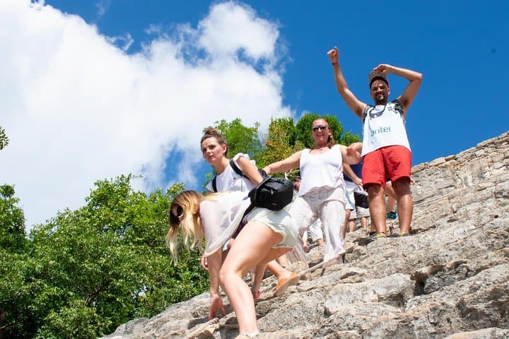 Private Tulum and Coba Day Tour — Ruins, Nohoch Mul Climb & Cenote Swim photo 3