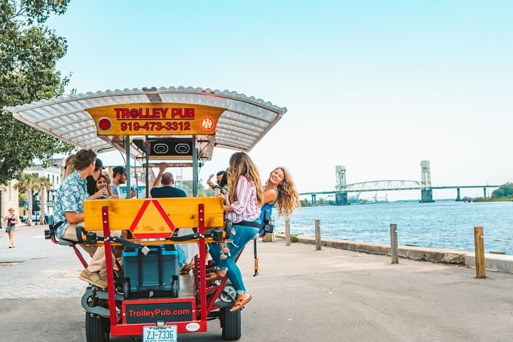Wilmington Trolley Pub: Two-Hour Pedal-Powered Pub Crawl on Front Street
