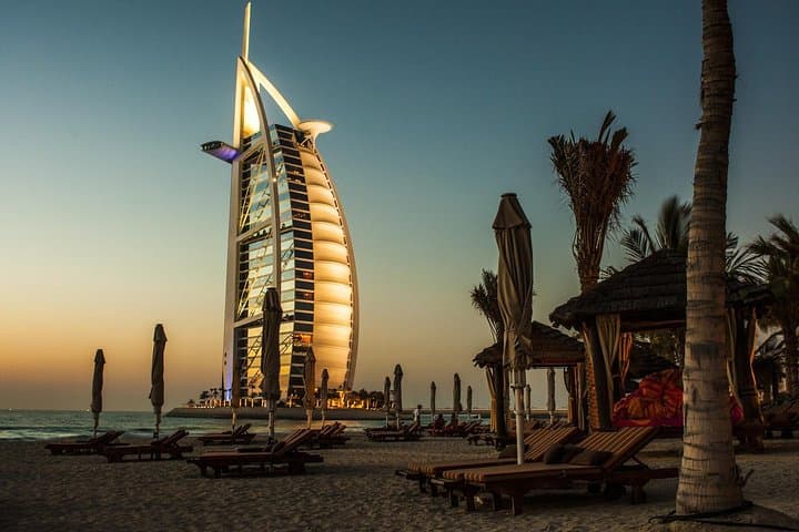 Dubai City Tour & Evening Desert Safari: Camel Ride, Dune Bashing and BBQ Experience photo 1