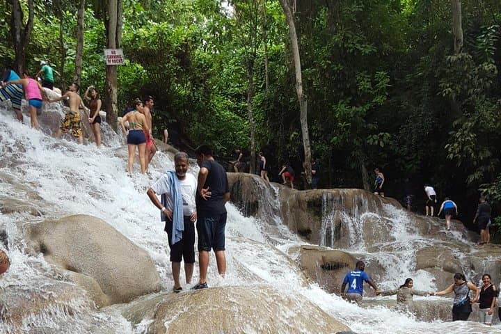 Dunn's River Falls & Beach — Ocho Rios Waterfall Hike and Swim