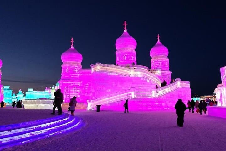Harbin Ice Festival Night Tour: Private Visit to Harbin Ice and Snow World photo 3