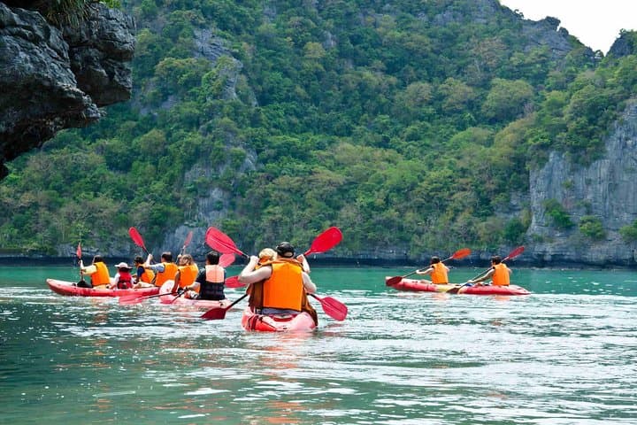 Sea Kayaking Adventure in Ao Thalane Bay from Krabi: Mangroves, Caves & Limestone Cliffs photo 1