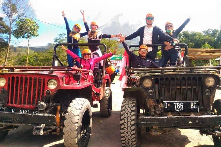 Sunrise Jeep Tour of Mount Merapi — Punthuk Setumbu Sunrise, Pawon, Mendut & Prambanan