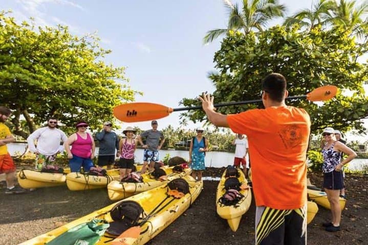 Paddle to Sacred Falls: Wailua River Kayak and Guided Hike with Lunch photo 4