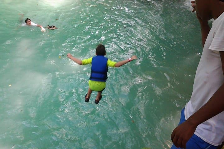 Blue Hole, Zipline & Dunn's River Falls Day Trip from Falmouth