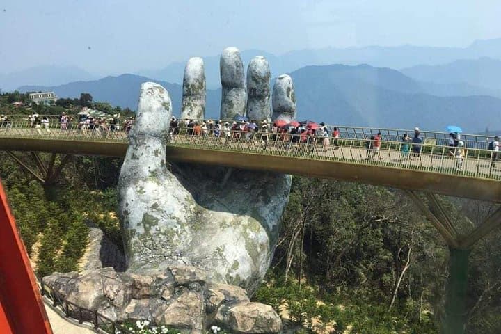 Sunset at Da Nang’s Golden Bridge: Ba Na Hills Cable Car Private Tour photo 4