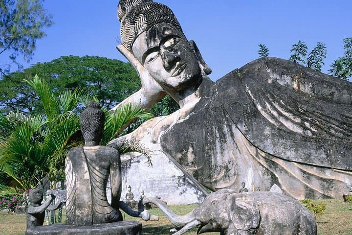 Full-Day Private Cycling Tour in Vientiane to Pha That Luang & Buddha Park photo 4