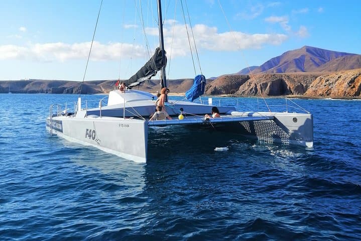 Half-Day Catamaran F40 Sailing in Lanzarote with Snorkeling photo 2