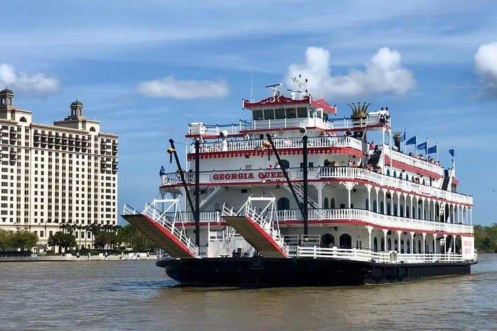 Savannah 90-Minute Riverboat Sightseeing Cruise — Historic Riverfront & Old Fort Jackson