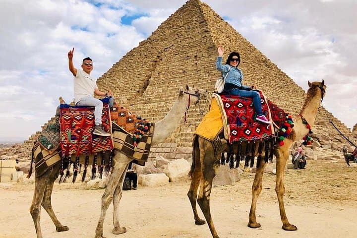 Stopover Tour of Cairo: Pyramids, Camel Ride, Egyptian Museum & Khan El-Khalili photo 1