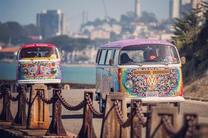 San Francisco Private Love Tour aboard a 1970s VW Hippie Bus photo 2