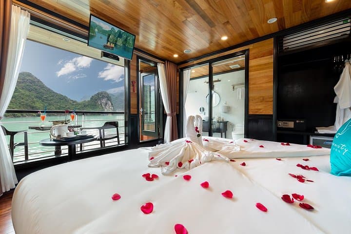 Serenity Cruise: 2-Day Luxury Lan Ha Bay & Cat Ba Island Experience