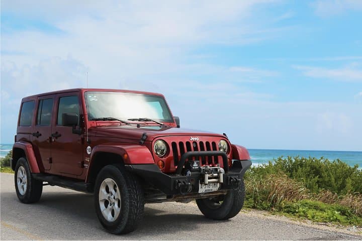 Drive, Snorkel, and Explore: Private Jeep Tour Across Cozumel's Wild East Coast