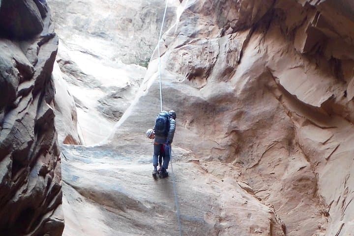 Moab Rappelling and Stand-Up Paddleboard Combo: Canyoneering to the Colorado River photo 2