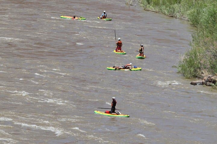 Moab Rappelling and Stand-Up Paddleboard Combo: Canyoneering to the Colorado River photo 5
