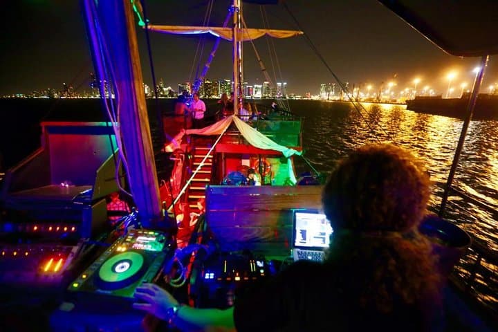 Nighttime Boat Party in Guanabara Bay: Dance Under Rio’s Skyline