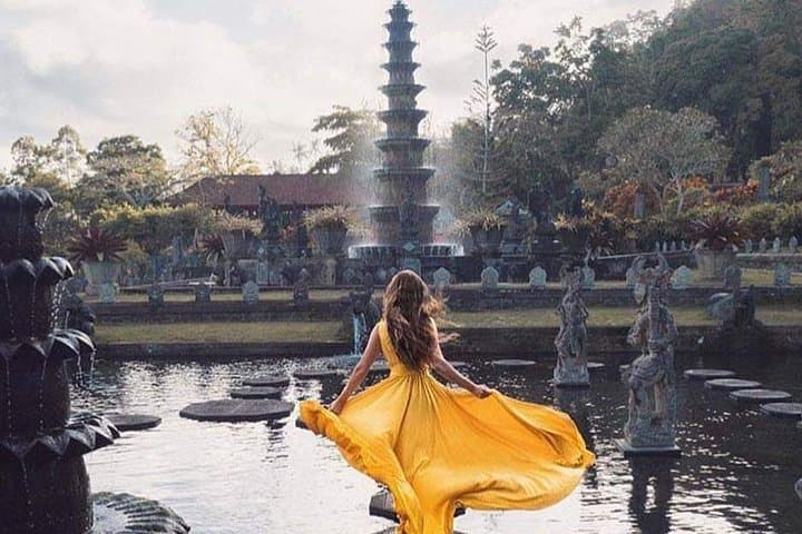 Sunrise at Bali's Gate of Heaven and Tukad Cepung Waterfall photo 4