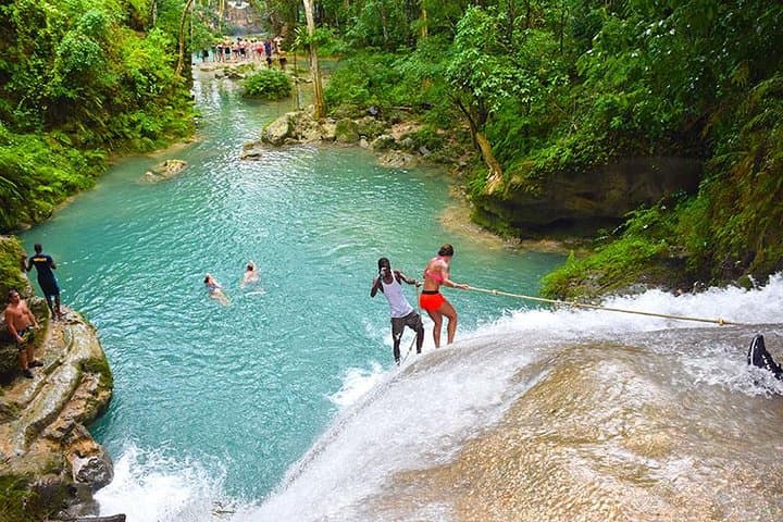Blue Hole Secret Falls Excursion from Montego Bay — Swim, Cliff-Jump & Rainforest Pools photo 3