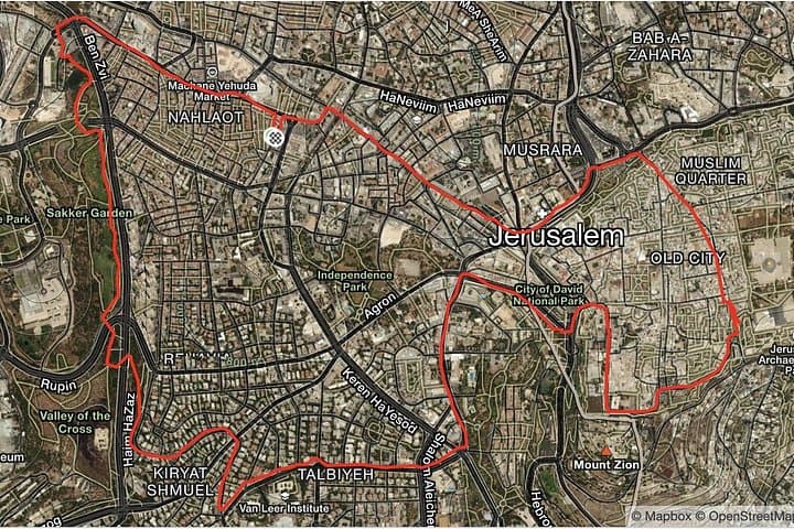 Run Jerusalem: Morning City Running Tour from Old City to Machne Yehuda photo 4